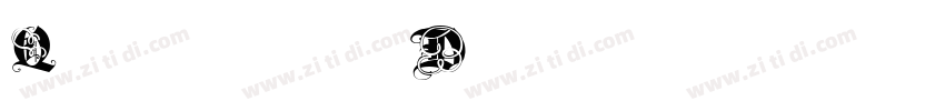 Quizles Decorative字体转换